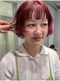 ブリーチなしサマーレッド