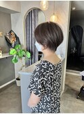 脱白髪染めショート