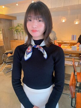 ドルセプラタ(Dulce plata) 透け感くびれミディアム×ナチュラルブラック20代30代40代