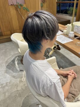 フラム(fulam) グレー×シアン