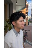 メンズショートパーマ