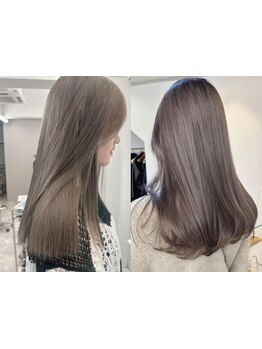 ブリーチなしダブルカラーで上品×ダメージレスに♪ワンランク上のブリーチなしダブルカラー