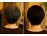  髪を乾燥させない☆カット＋エイジングカラー＋素髪地肌ケア