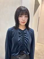 フィルムス 渋谷(FILMS)&nbsp;ミニウルフレイヤーカット顔周りカット前髪カット韓国ボブ/渋谷