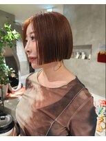 ハウ 心斎橋(how)&nbsp;20代30代大人可愛いミルクティアッシュ肩ライン