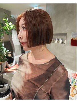 ハウ 心斎橋(how) 20代30代大人可愛いミルクティアッシュ肩ライン