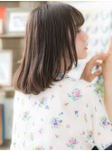 ■シースルーバンググレーベージュボブディ302上尾10代20代30代