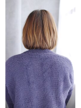 シュシュット(chouchoute) 夏美髪質改善アプリコットオレンジハイライトカラーくびれヘア14