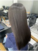 髪質改善×伸ばしかけロング
