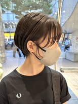 ラボー ノースプラザ店(LA'BO) 【LA'BO三浦】ナチュラル丸みショートボブ