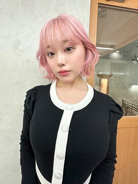 リアン(Lien) ケアブリーチ/ペールホワイトピンク/レイヤーカット