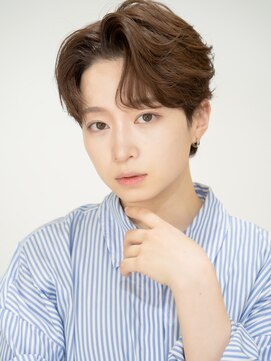 エイト メン 渋谷店(EIGHT MEN) メンズ/センターパート/ニュアンスパーマ/渋谷駅