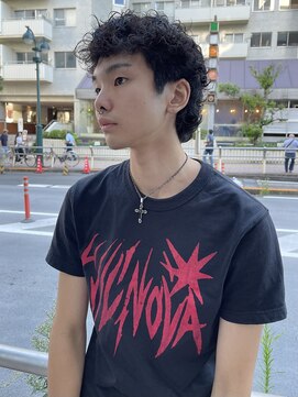 ソーコ 渋谷(SOCO) メンズカットメンズショートスパイキーショートピンパーマ渋谷