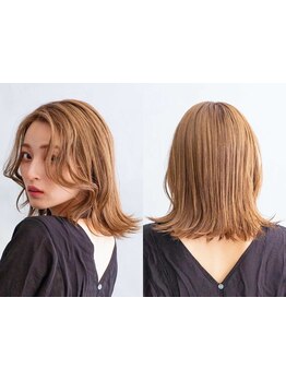 低刺激・低ダメージのカラー剤もご用意。透明感のある理想のカラーへ[ケアプリーチ/ハイライト/新鎌ヶ谷]