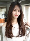 ◎デジタルパーマミディアムヘアコテ巻き風パーマ縮毛矯正韓国風