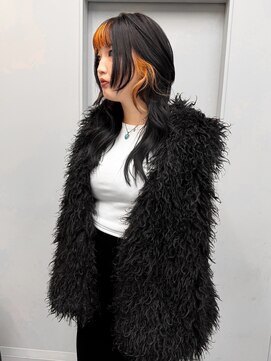 ヴァーディ オモテサンドウ(Vardy omotesando) design/ポイントブリーチ オレンジ レイヤー