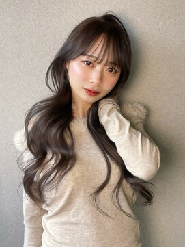 ボタン ハカタ(VOTAN hakata) レイヤーカット/福岡美容室/オリーブグレージュ/透明感カラー