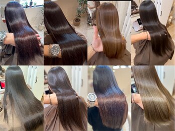 emmu by MERCIの写真/一人ひとりの髪質に合わせた施術で、自然で扱いやすいストレートへ。思わず触れたくなる質感を実現します◎