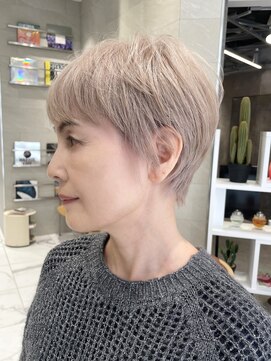 ピークアブー 原宿ハラカド(PEEK-A-BOO) ハイトーン/ミセスショート/ミルクティー/PEEKABOO