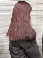 ロックス バイ マグ 松本(rocks BY MAG)&nbsp;大人可愛い◎ブリーチ ピンクベージュ ロング×艶髪レイヤー