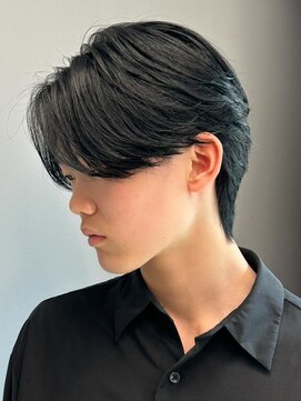 エルマーク 和歌山(L-MARK) マッシュヘア/黒髪/メンズカット/men's/フェザーパーマ