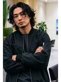 波巻きパーマワイルドロングナチュラルアップバング