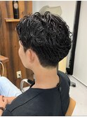 大人男性に☆刈り上げ清潔感ナチュラル似合わせパーマ 