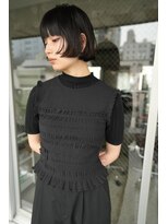 イーラー 日本橋 人形町(ealar)&nbsp;ショートボブ/レイヤーカット/前髪カット/小顔ヘア/レイヤーボブ