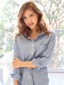 エムスラッシュ アヴェダ 自由が丘(M.SLASH AVEDA) 【M.SLASH】リッジの効いたくびれカールa