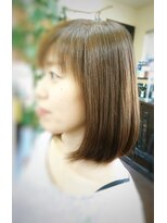 シク(SiQ)&nbsp;シナモンベージュ×シンプルボブ