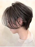 前下がりショート×ハイライトグレージュ 【Iris武蔵小杉】