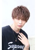 刈り上げマッシュ 束感 無造作