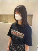 guest snap #抜け感セミディ#イルミナカラー#透明感