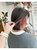 【カジワラ指名】イヤリングカラー ピンク 谷町6丁目