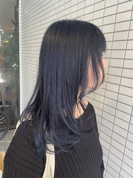 ヘアアンドスペース ベロン(hair&space velon) ブルーグレージュ