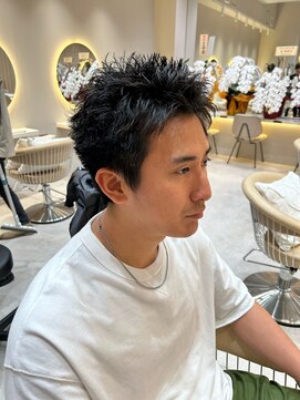 ロンド アンブル 四条烏丸(Lond ambre) 【Lond ambre】萱原大幹/メンズ/ショート/束感/波巻きN