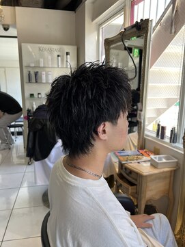 アイズ 海老名(AIZU) スパイキーショート ザグザグショート ボックスショート