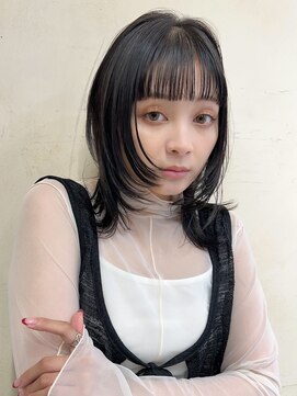 ミンクス 青山店(MINX) 黒髪 × レイヤースタイル