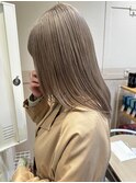 季節先取りカラー シルバーミルクティベージュ