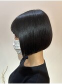 10代20代髪質改善大人ボブ×前下がりボブ×ナチュラルボブ