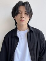 トルネード(TORNADO)&nbsp;メンズショートパーマセンターパートレイヤー 表参道　A0711