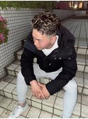 短髪パーマ/宮城リョータ風パーマ/スキンフェード
