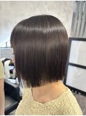 切りっぱなしボブ