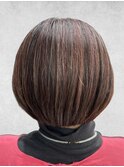 20代30代大人かわいいベージュナチュラルセミロングヘアー美肌