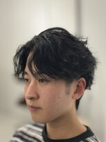 バース 梅田中崎町店(BIRTH)&nbsp;フェザーパーマシャドーパーマセンターパート韓国メンズパーマ