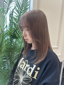 ニューヨーク ニューヨーク 河原町オーパ店(NYNY) ＊ミルクティーベージュブリーチカラー透明感カラー