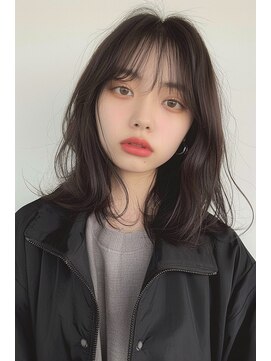 ラナ 新宿(lana) ミディアム/バング/レイヤー/韓国ヘア/【lana hair新宿】