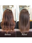 髪質改善ヘアエステ+カラー