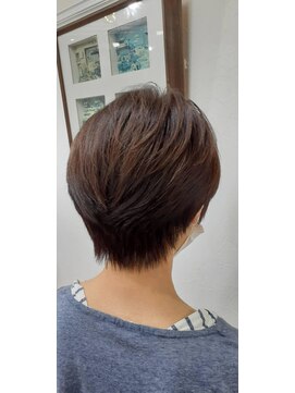 アルファインタラクティヴエム ラモード(ALUFA interactive.M) 白髪染めカット（炭酸泉付き）