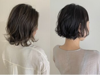 グラム(glam)の写真/一人ひとりの骨格に合わせたカットで小顔魅せが叶う！個性×トレンド感を意識したデザインに◎